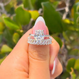 Stunning 0.5 TCW Baguette Moissanite Stones Artemis Wedding Bands 6
