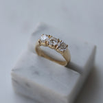 1.50 CT Round Three Stones CVD EF/VS Diamond Wedding Band 2
