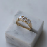 1.50 CT Round Three Stones CVD EF/VS Diamond Wedding Band 2