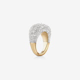 Stunning 4.0 TCW Round Moissanite Engagement Ring in Clusters Design 3