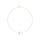 Round Cut Cubic Zirconia in 925 Sterling Silver Necklace 2