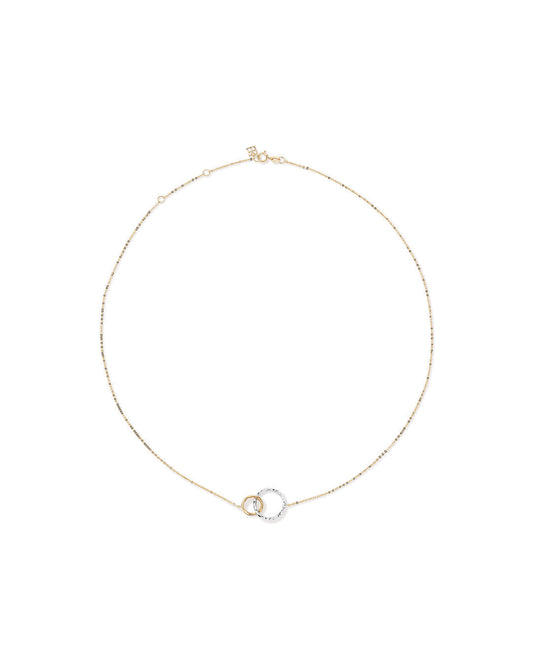 Round Cut Cubic Zirconia in 925 Sterling Silver Necklace 2