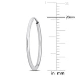 Round Cut Cubic Zirconia in 925 Sterling Silver Earrings 11
