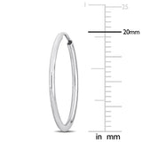 Round Cut Cubic Zirconia in 925 Sterling Silver Earrings 7