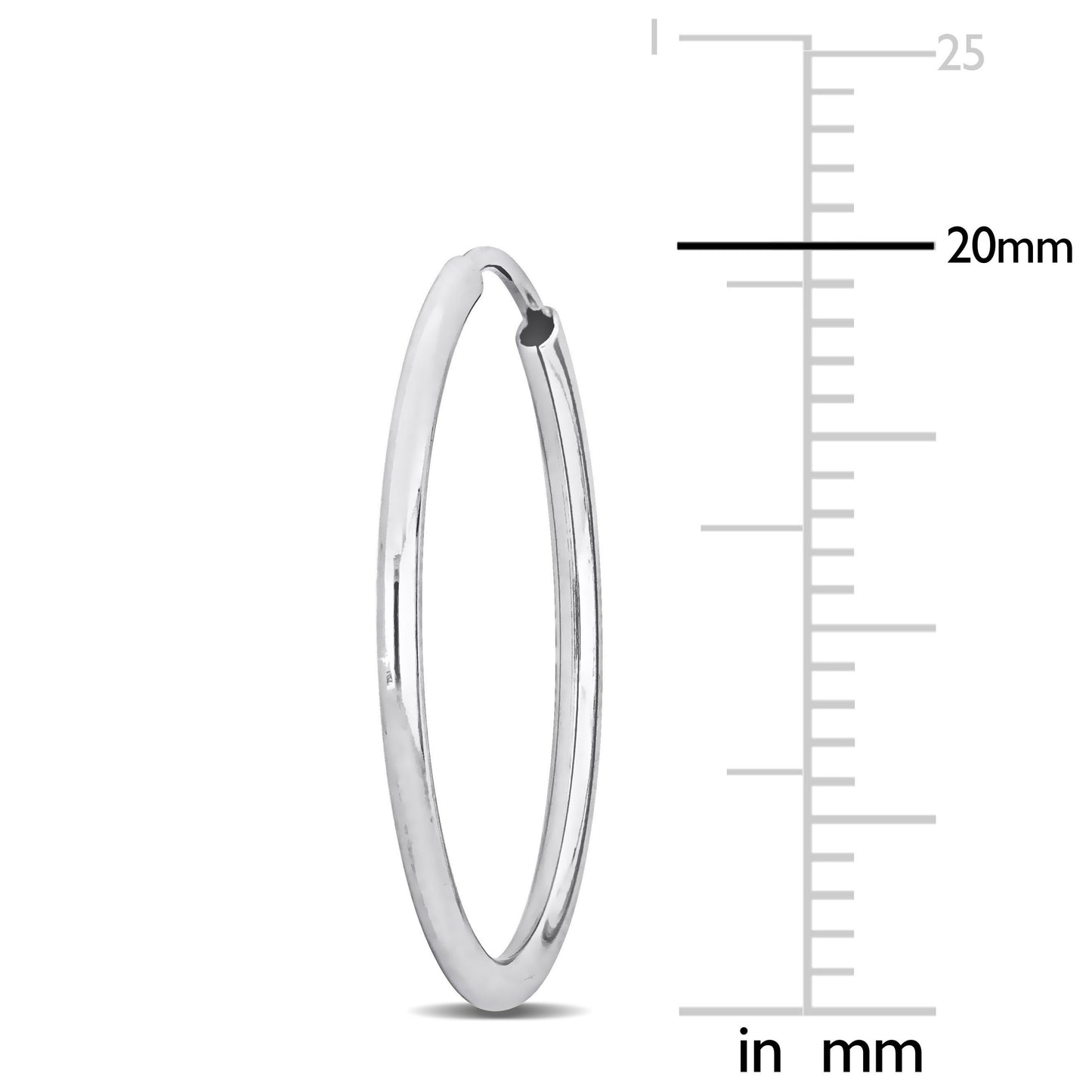 Round Cut Cubic Zirconia in 925 Sterling Silver Earrings 7