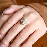 Stunning 1.0 - 2.0 CT Oval Moissanite Engagement Ring with Halo Design 4