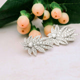 2.0 TCW Round Cut Moissanite Feather Stud Earrings in Gold 1