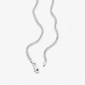 Round Cut Cubic Zirconia in 925 Sterling Silver Necklace