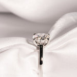 Classic 2.0 CT Oval Moissanite Engagement Ring with Solitaire Design 8
