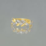 Stunning 0.52 TCW Round Moissanite Stones Half Eternity Wedding Band 7