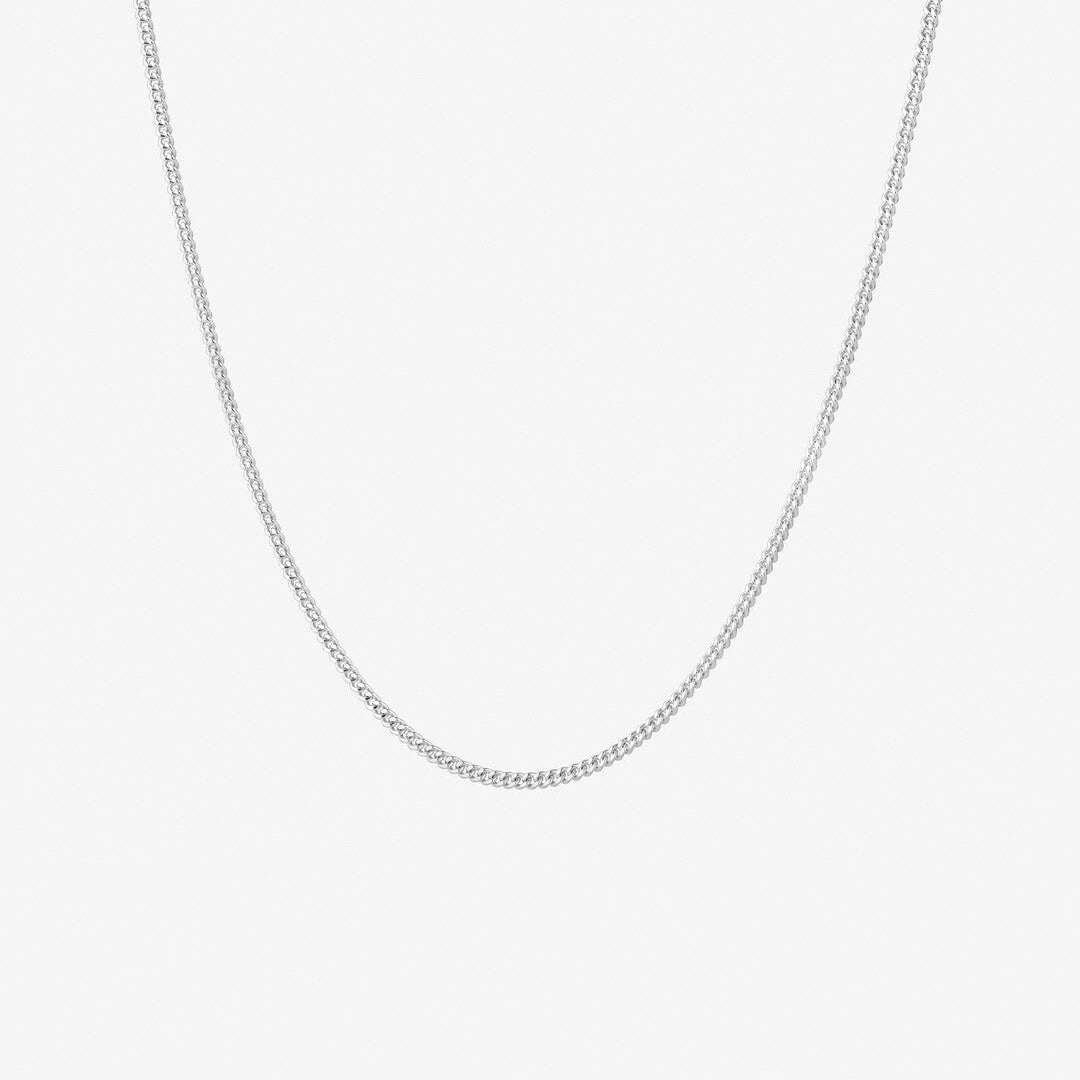 Round Cut Cubic Zirconia in 925 Sterling Silver Necklace 1