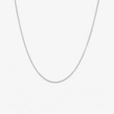 Round Cut Cubic Zirconia in 925 Sterling Silver Necklace 1