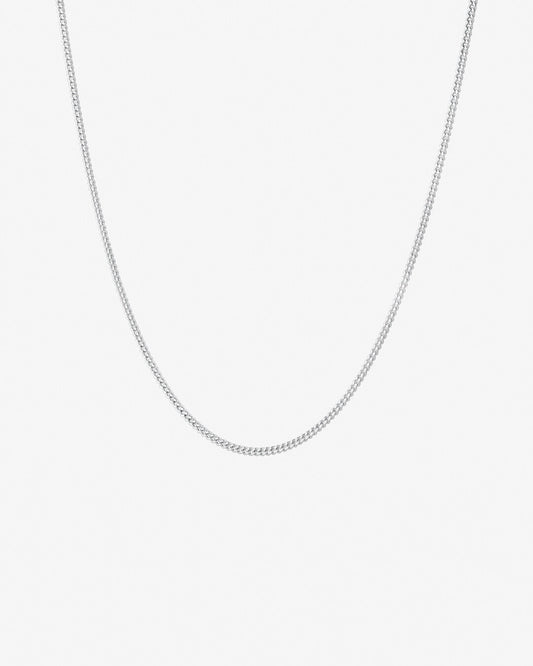 Round Cut Cubic Zirconia in 925 Sterling Silver Necklace 1