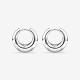 Round Cut Cubic Zirconia in 925 Sterling Silver Earrings 3