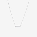 Round Cut Cubic Zirconia in 925 Sterling Silver Necklace 1