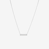 Round Cut Cubic Zirconia in 925 Sterling Silver Necklace 1