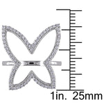 Round Cut Cubic Zirconia in 925 Sterling Silver Wedding Bands 3