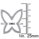 Round Cut Cubic Zirconia in 925 Sterling Silver Wedding Bands 6