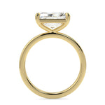 Stunning 2.45 CT East West Radiant Moissanite Engagement Ring with Solitaire Design 2
