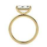 Stunning 2.45 CT East West Radiant Moissanite Engagement Ring with Solitaire Design 2