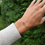 2.52 TCW Round Sapphire Lab Made Diamond- September Birthstone Bracelets 9