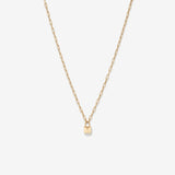 Round Cut Cubic Zirconia in 925 Sterling Silver Necklace 1