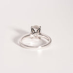 Classic 2.0 CT Oval Moissanite Engagement Ring with Solitaire Design 2