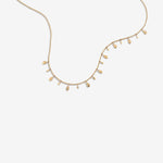 Round Cut Cubic Zirconia in 925 Sterling Silver Necklace 2