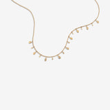 Round Cut Cubic Zirconia in 925 Sterling Silver Necklace 2