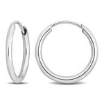 Round Cut Cubic Zirconia in 925 Sterling Silver Earrings 1