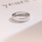 Delicate Moissanite Band with 0.3 TCW Round Cut Stones in Solid Gold 3