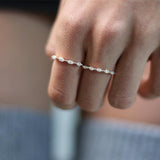 0.2 TCW Marquise Cut Moissanite Bridal Wedding Band With Pave Accents 10