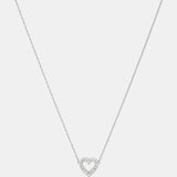 Round Cut Cubic Zirconia in 925 Sterling Silver Necklace 1