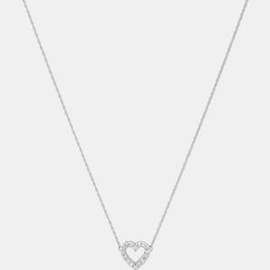 Round Cut Cubic Zirconia in 925 Sterling Silver Necklace