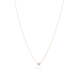 0.50 CT Round Moissanite Diamond Star Pendant Necklace in Solid Gold 2