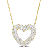 Round Cut Cubic Zirconia in 925 Sterling Silver Necklace 2