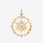 Round Cut Cubic Zirconia in 925 Sterling Silver Necklace 1