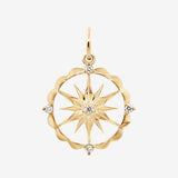 Round Cut Cubic Zirconia in 925 Sterling Silver Necklace 1