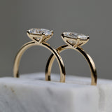 1.0 CT Oval Solitaire CVD F/VS2 Diamond Engagement Ring 9
