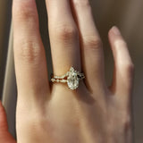 Oval Pave Lab Grown Diamond Engagement Ring