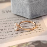 Stunning 1.0 CT Oval Moissanite Engagement Ring with Hidden Halo Design 6