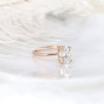 Stunning 3.0 CT Oval Moissanite Engagement Ring with Solitaire Design 2