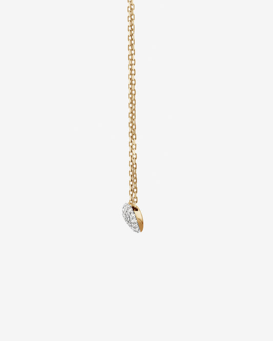 Round Cut Cubic Zirconia in 925 Sterling Silver Necklace 2
