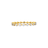 Stunning 0.28 TCW Round Moissanite Stones Full Eternity Wedding Band 3