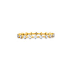 Stunning 0.28 TCW Round Moissanite Stones Full Eternity Wedding Band 8