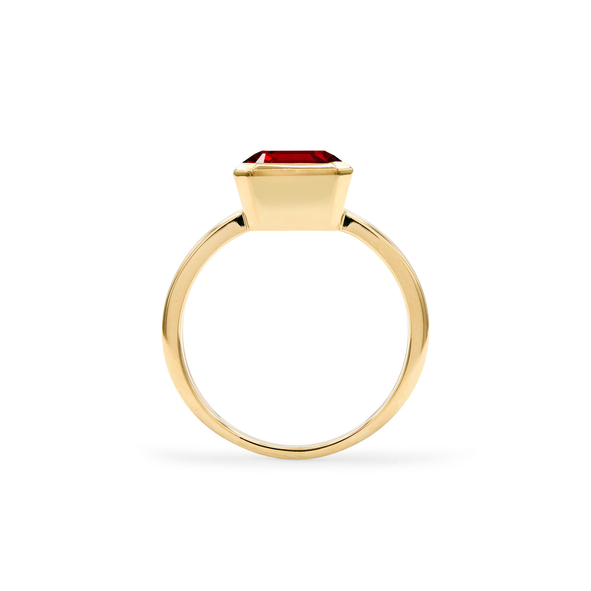4.00 CT Emerald Garnet Lab Made Diamond-January Birthstone Engagement Ring 4