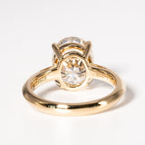 Stunning 3.0 CT Oval Cut Moissanite Engagement Ring with Solitaire Design 3