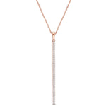 Round Cut Cubic Zirconia in 925 Sterling Silver Necklace 2