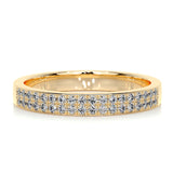0.2 CT Round Half Eternity CVD EF/VVS Diamond Wedding Band 5
