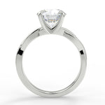 Stunning 2.0 CT Round Moissanite Engagement Ring with Solitaire Design 6
